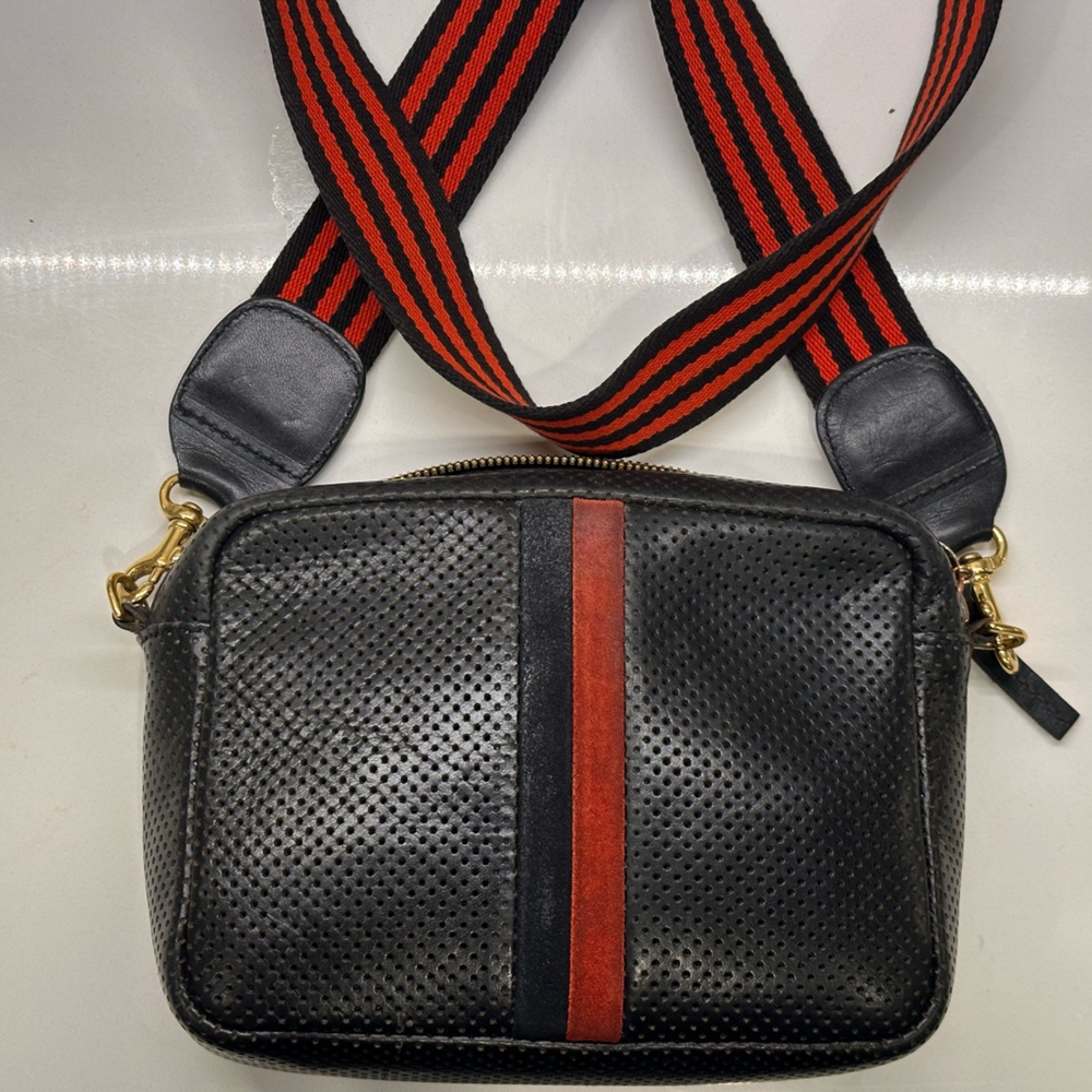 Clare V Perforated Midi Sac with Strap